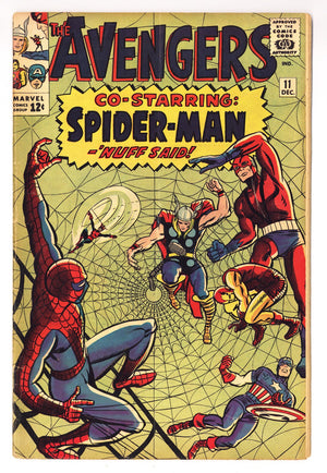 The Avengers Vol 1 11 VG+ (4.5) (1964)