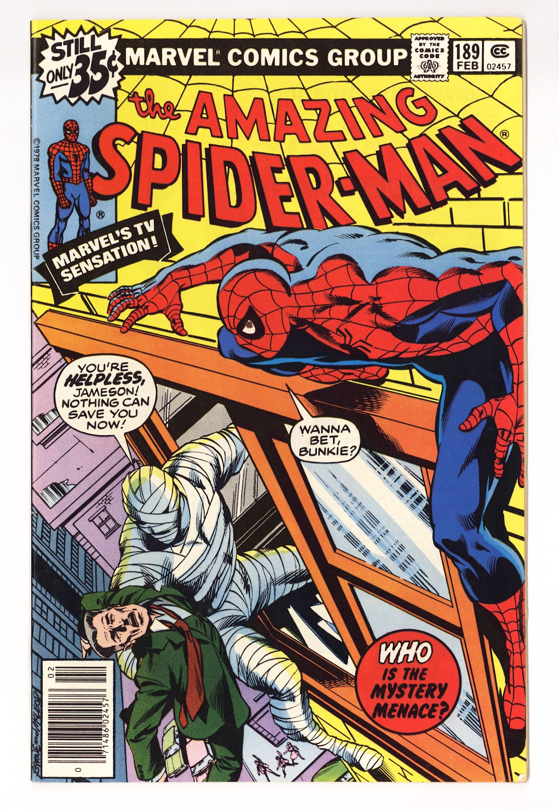 The Amazing Spider-Man Vol 1 189 FN+ (6.5) (1979) 