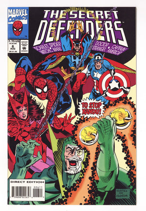 The Secret Defenders Vol 1 6 High Grade (1993)