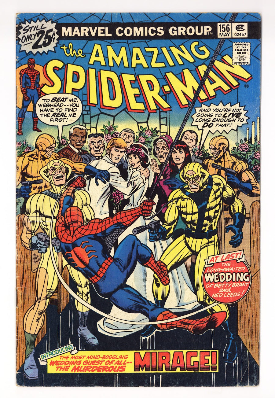 The Amazing Spider-Man Vol 1 156  VG+ (4.5)   (1976)   25¢
