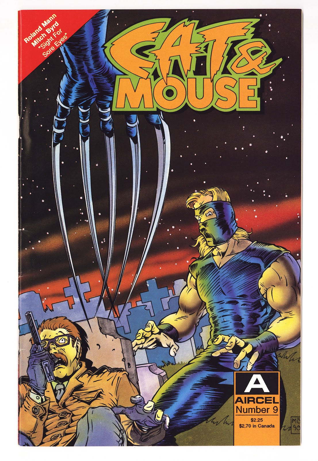 Cat & Mouse Vol 2 9 Mid Grade (1990) 