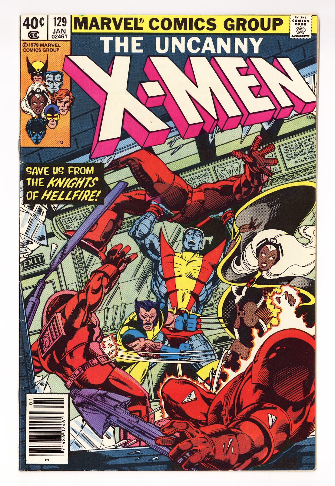 The X-Men Vol 1 129  FN+ (6.5)   (1980)   Newsstand  