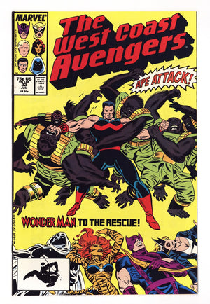 West Coast Avengers Vol 2 33  High Grade   (1988)   Direct