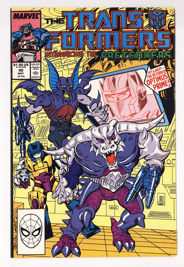 The Transformers Vol 1 40  VF- (7.5)   (1988)