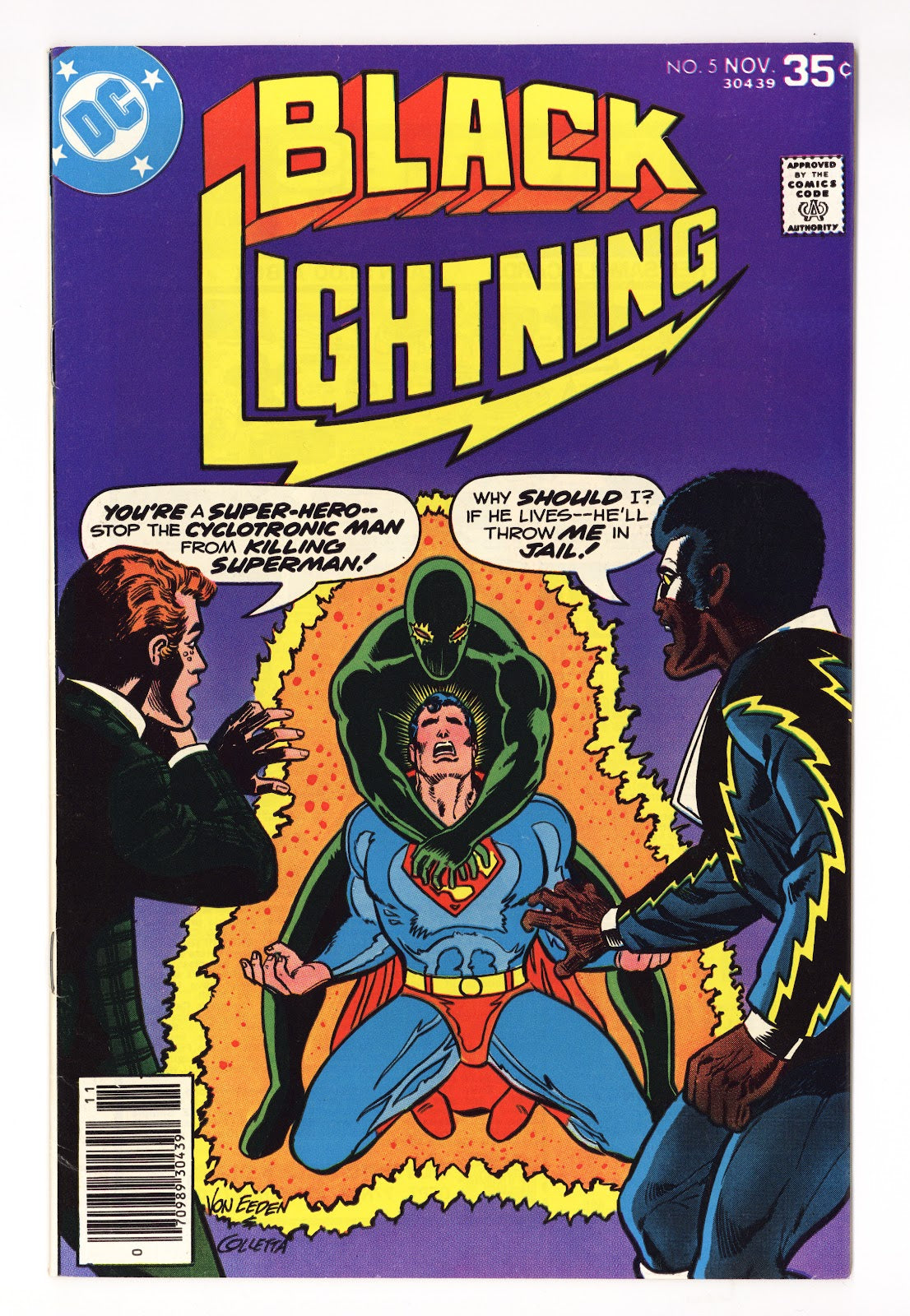 Black Lightning Vol 1 5  Mid Grade   (1977)