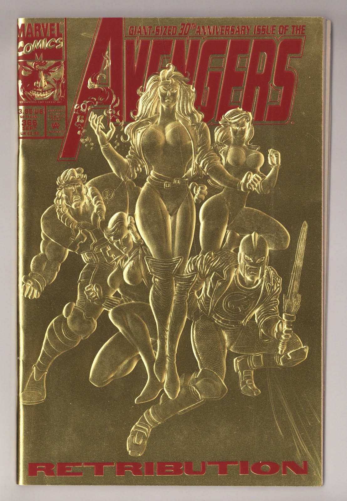 The Avengers Vol 1 366 Mid Grade (1993) 