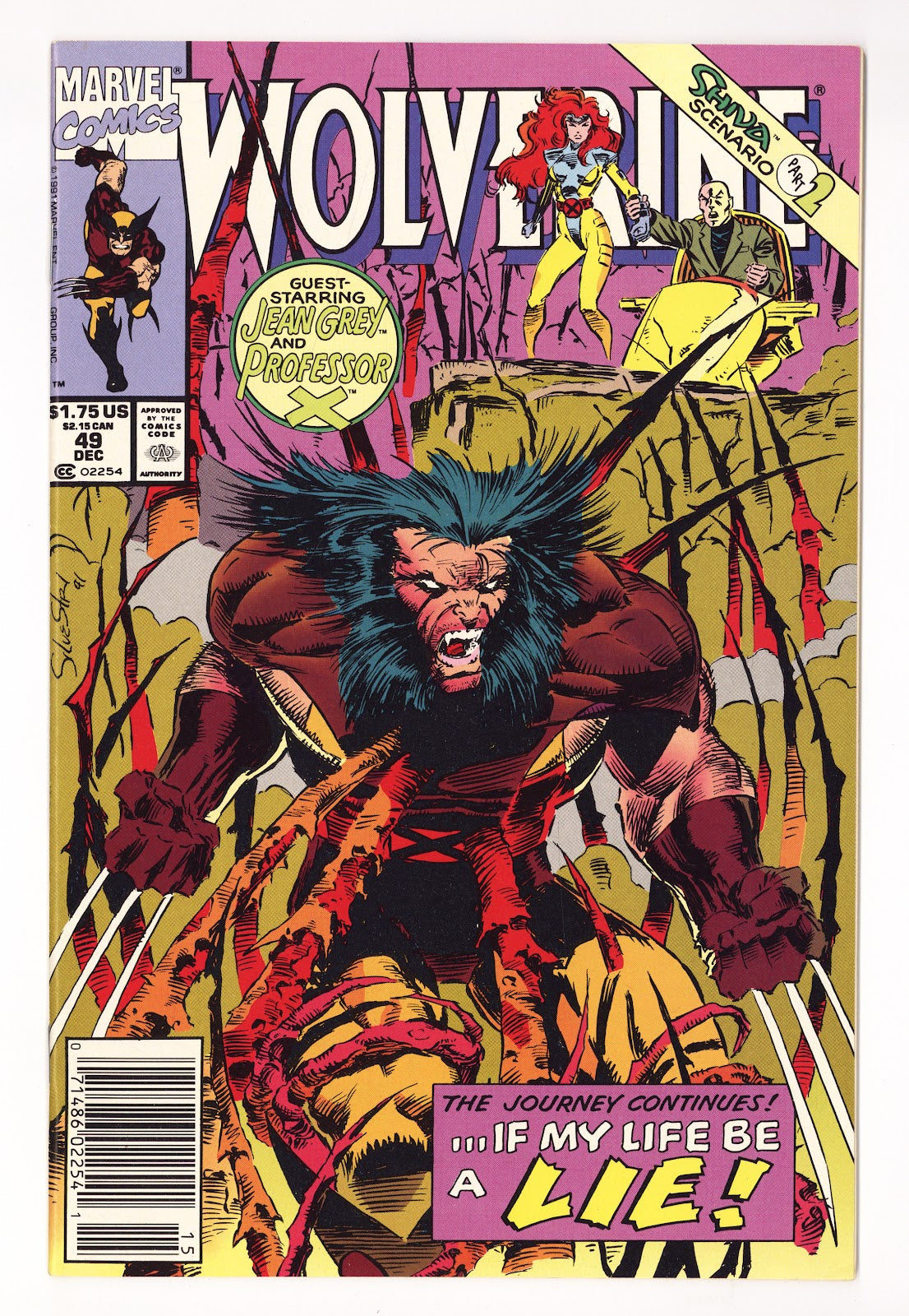 Wolverine Vol 2 49  High Grade   (1991)   Newsstand  