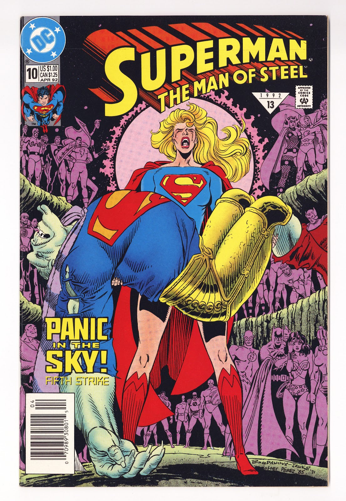Superman: The Man of Steel 10 Mid Grade (1992) Newsstand 