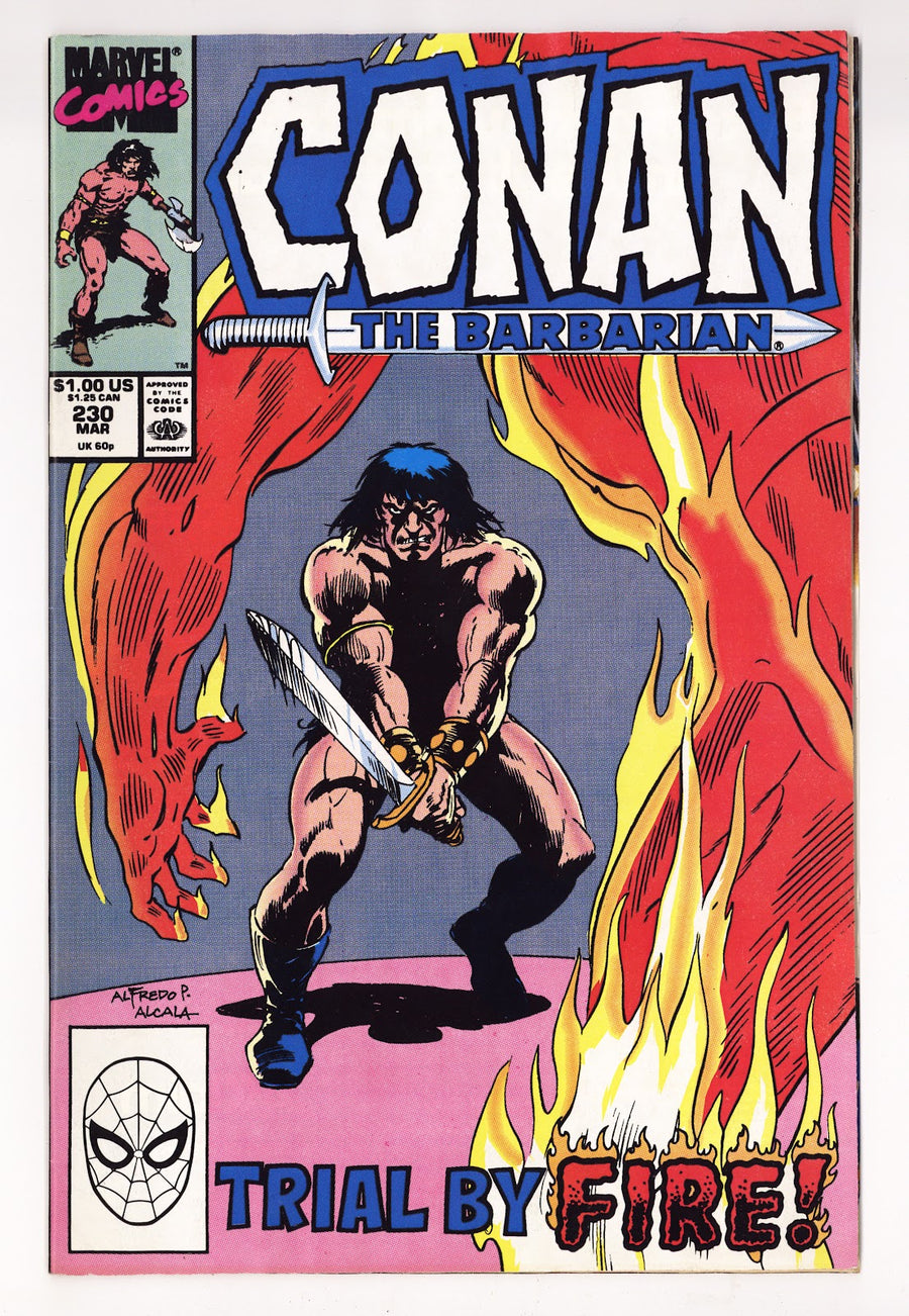 Conan the Barbarian Vol 1 230  Mid Grade   (1990)