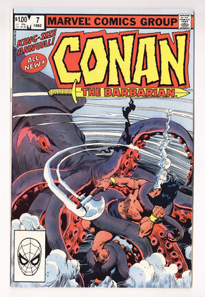 Conan Annual   7  Mid Grade   (1982)   Direct