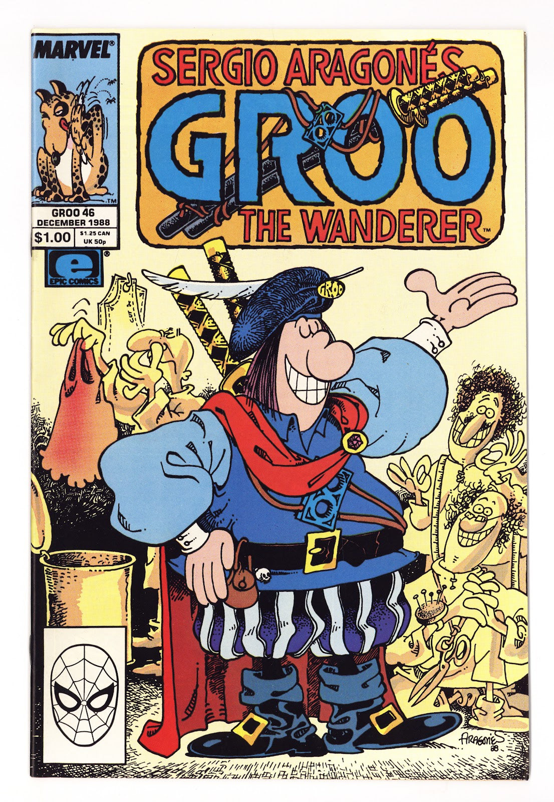 Sergio Aragones Groo the Wanderer Vol 2 46  Mid Grade   (1988)   Direct  