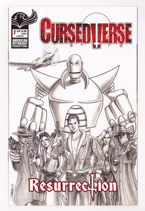 Cursedverse Resurrection #1 Ltd B&W Variant