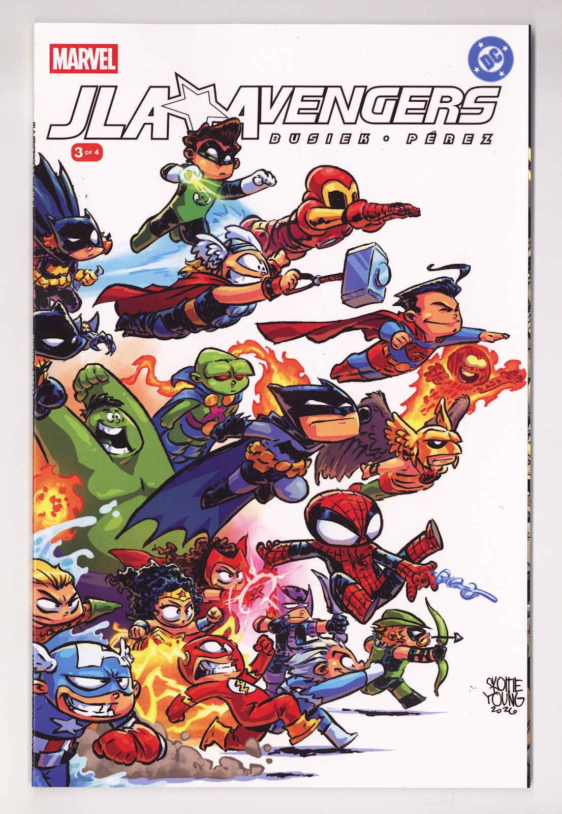 JLA / Avengers  3 Young  Wraparound Incentive NM (9.4) NM (9.4) (2026)