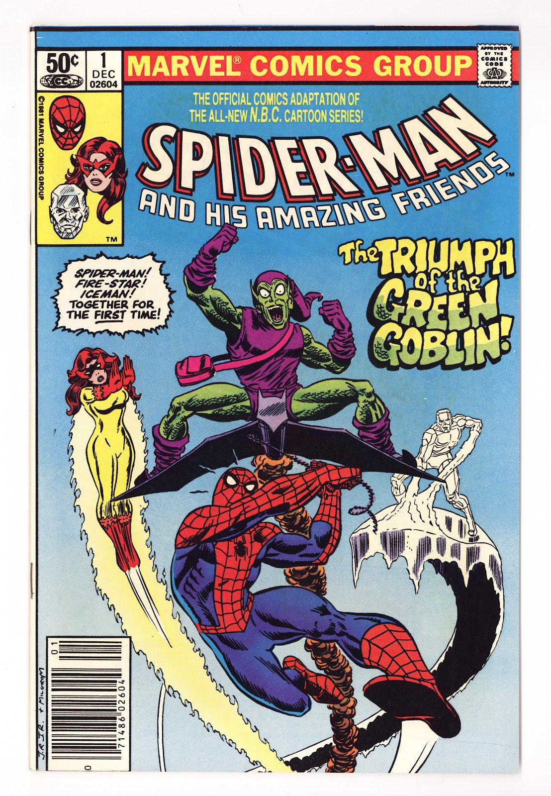 Spider-Man and His Amazing Friends Vol 1 1 VF/NM (9.0) (1981) Newsstand 