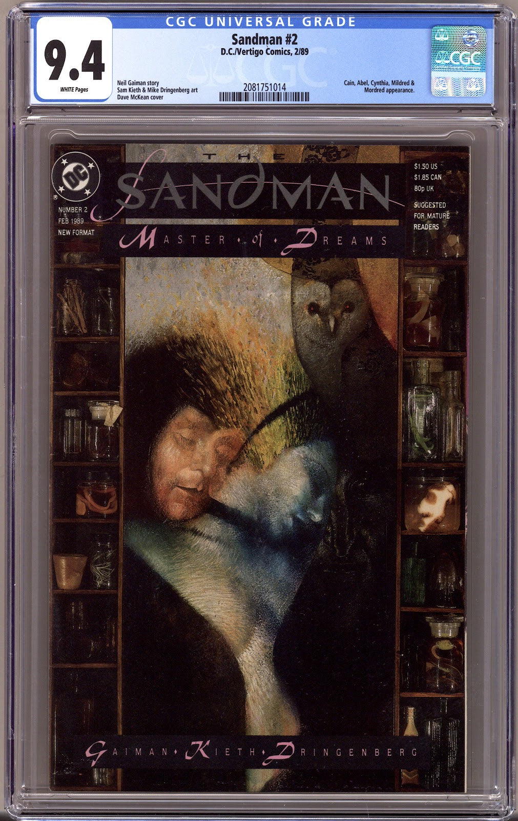Sandman Vol 2 2 CGC 9.4 (NM)   (1989)