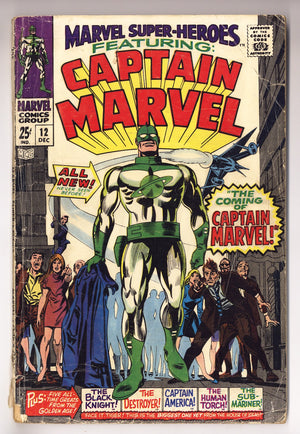 Marvel Super-Heroes Vol 1 12 GD+ (2.5) (1967)
