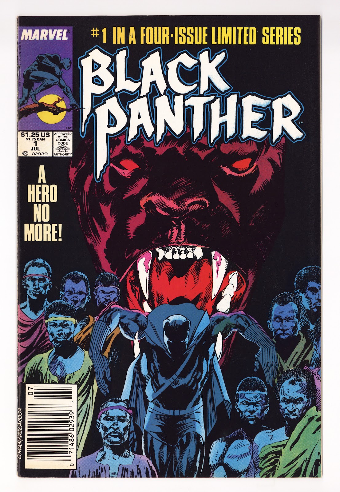 Black Panther Vol 2 1  Mid Grade   (1988)   Newsstand  