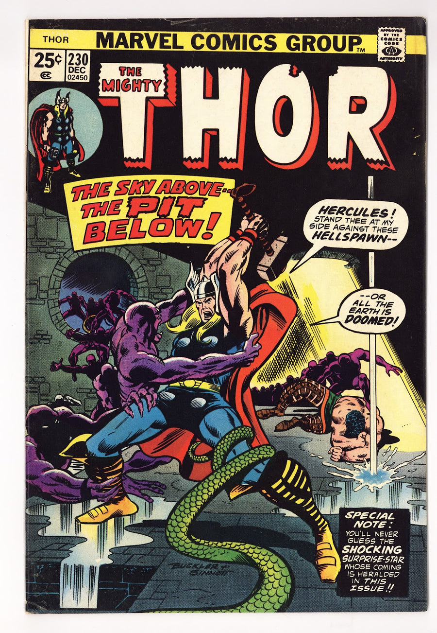 Thor Vol 1 230  Low Grade   (1974)     