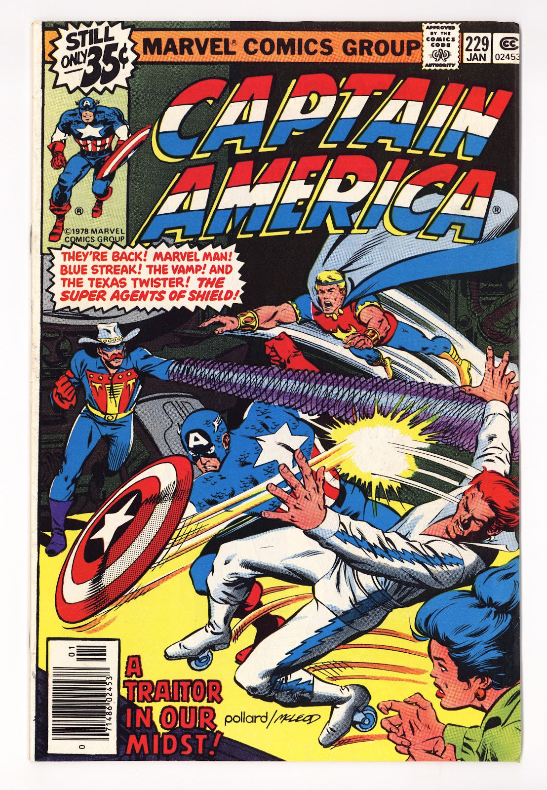 Captain America Vol 1 229 Mid Grade (1979) 