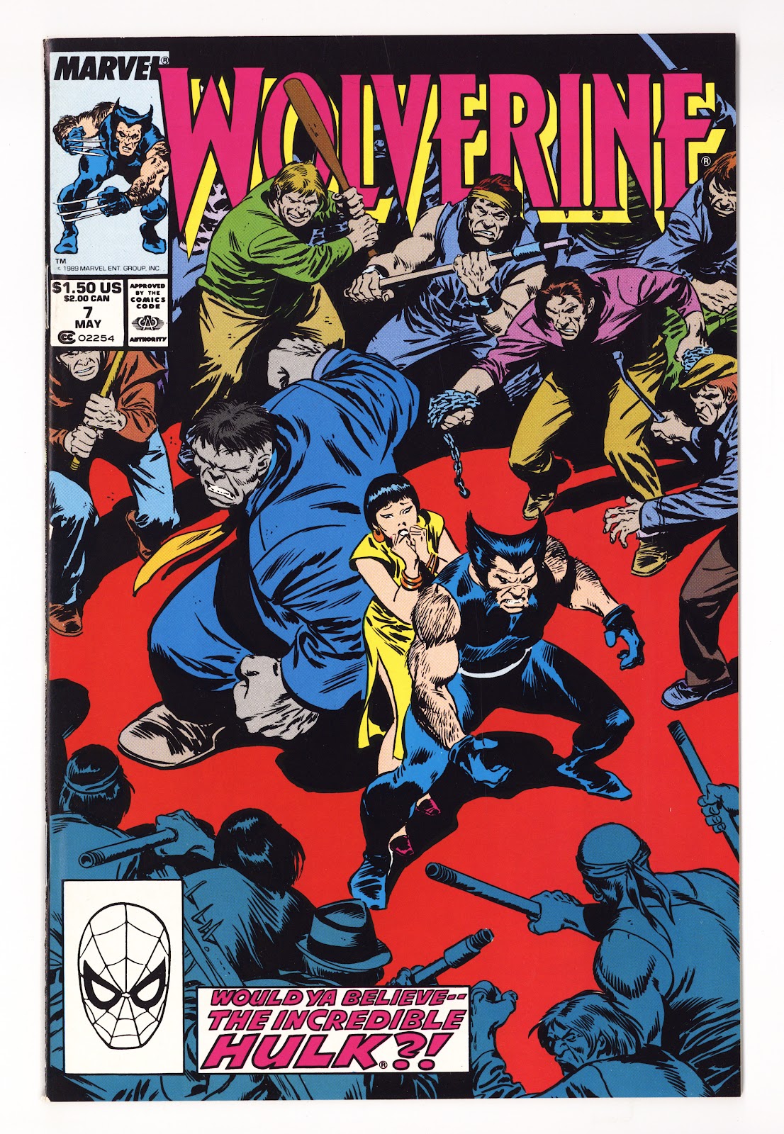 Wolverine Vol 2 7  High Grade   (1989)     