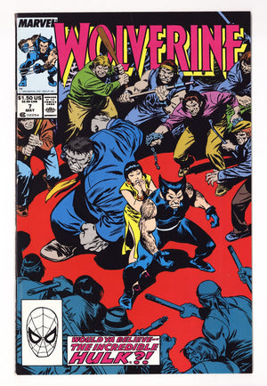 Wolverine Vol 2 7  High Grade   (1989)
