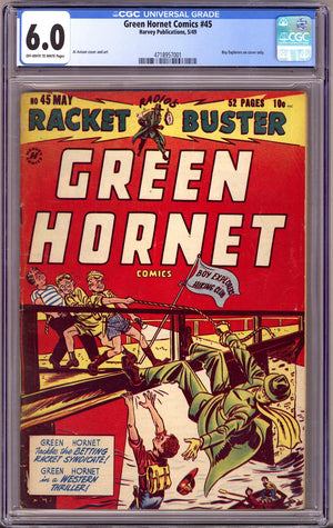 Green Hornet, Racket Buster   45 CGC 6.0 (FN)   (1949)