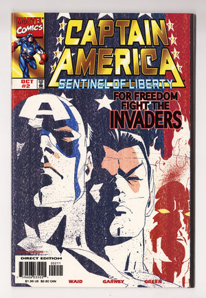 Captain America: Sentinel of Liberty Vol 1 2  High Grade   (1998)   Direct Edition