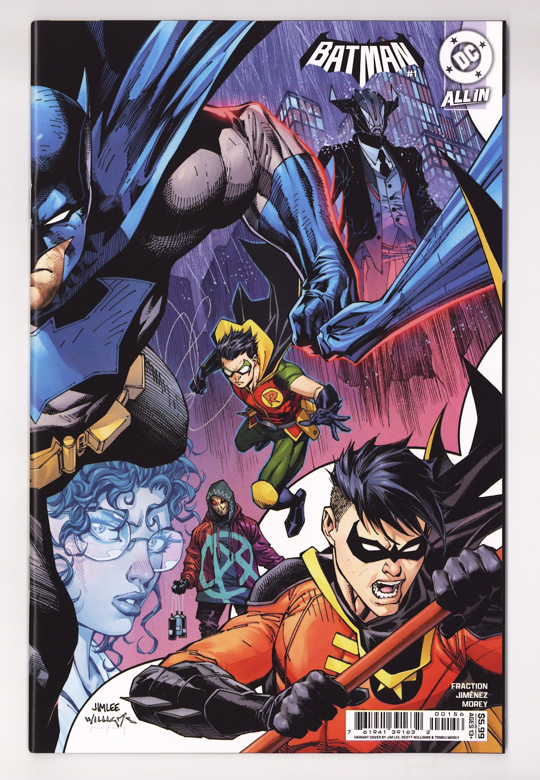Batman Vol 4 1 High Grade (2025) Williams Cardstock Variant 