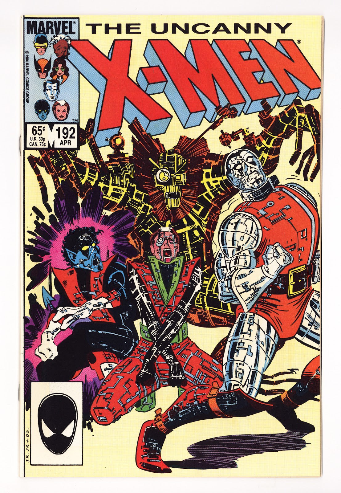 The Uncanny X-Men Vol 1 192 High Grade (1985) Direct 