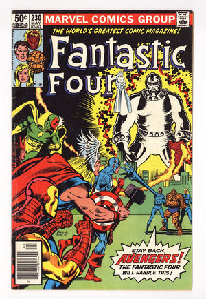 Fantastic Four Vol 1 230  Low Grade   (1981)   Newsstand