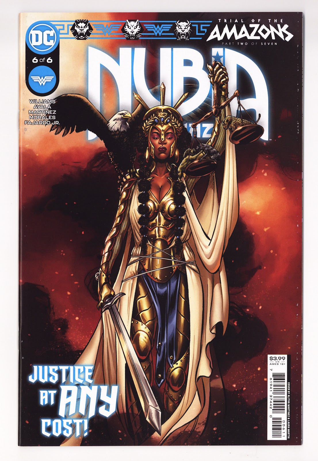 Nubia & the Amazons 6 High Grade (2022) 