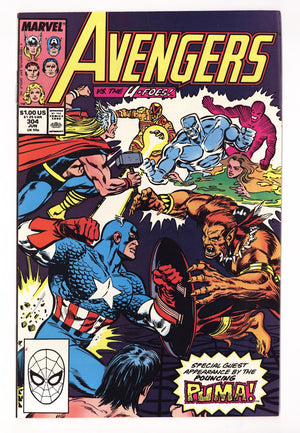 The Avengers Vol 1 304 High Grade (1989)