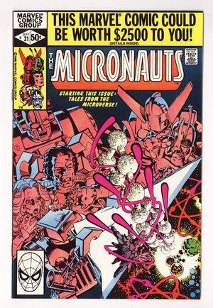 Micronauts Vol 1 21  High Grade   (1980)