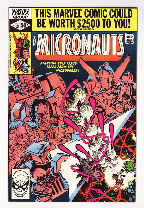 Micronauts Vol 1 21  High Grade   (1980)