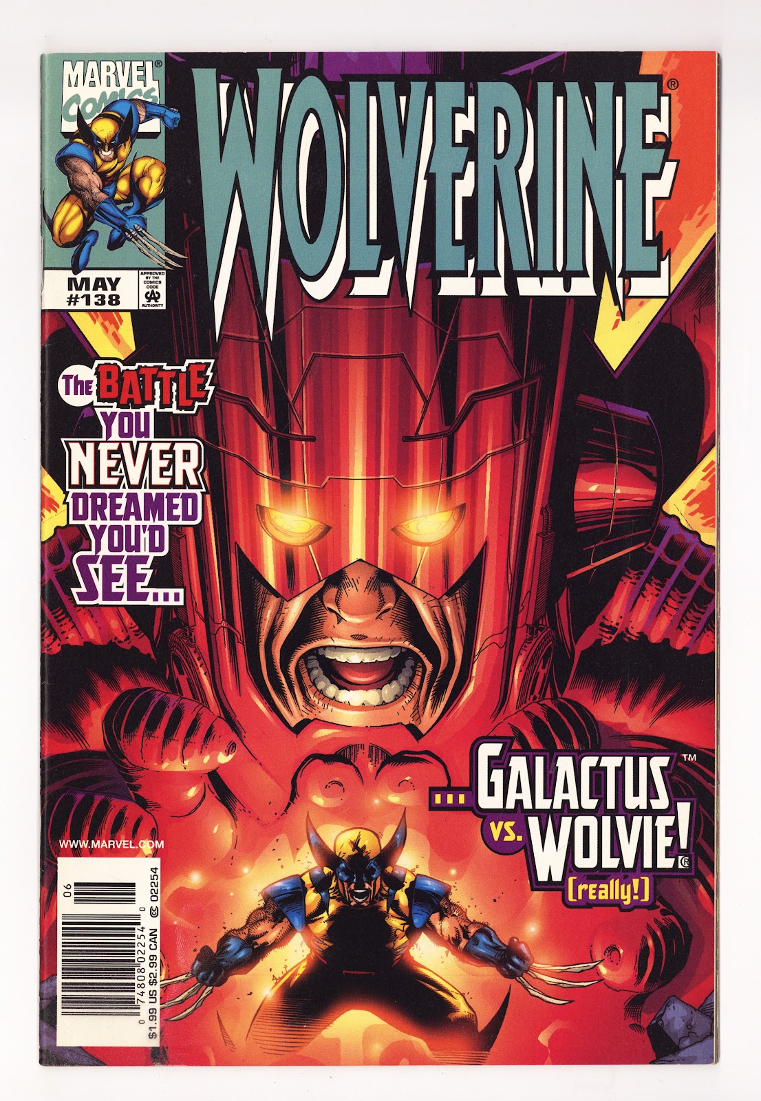 Wolverine Vol 2 138  High Grade   (1999)   Newsstand  