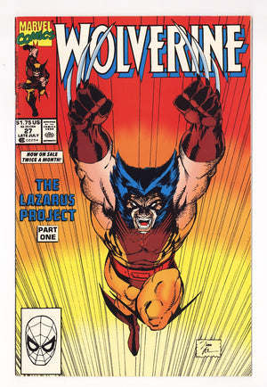 Wolverine Vol 2 27  NM- (9.2)   (1990)