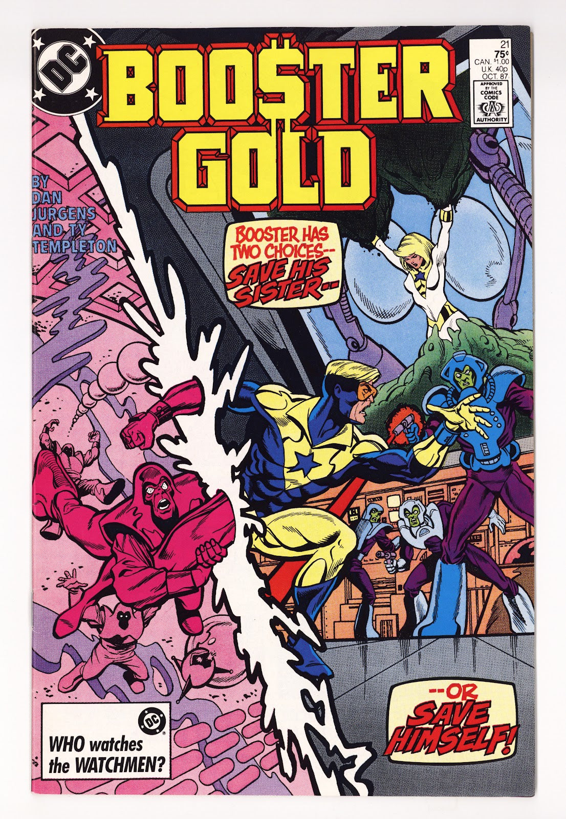 Booster Gold Vol 1 21  Mid Grade   (1987)     