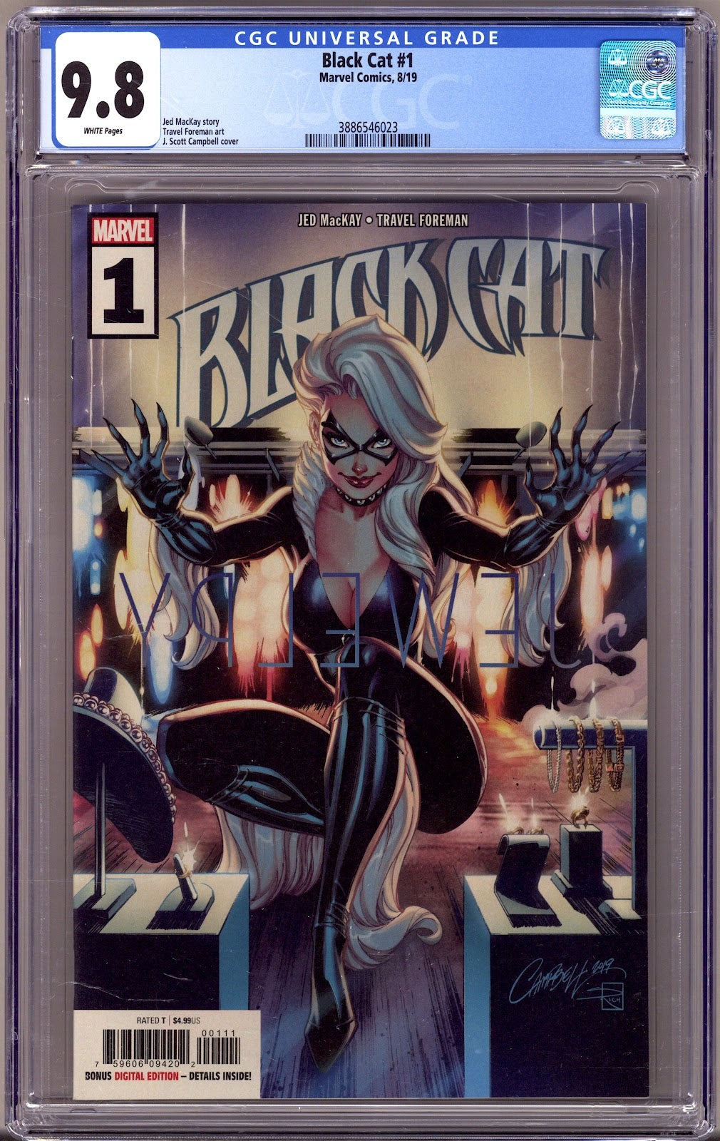 Black Cat Vol 1 1 CGC 9.8 (NM/M) (2019) 