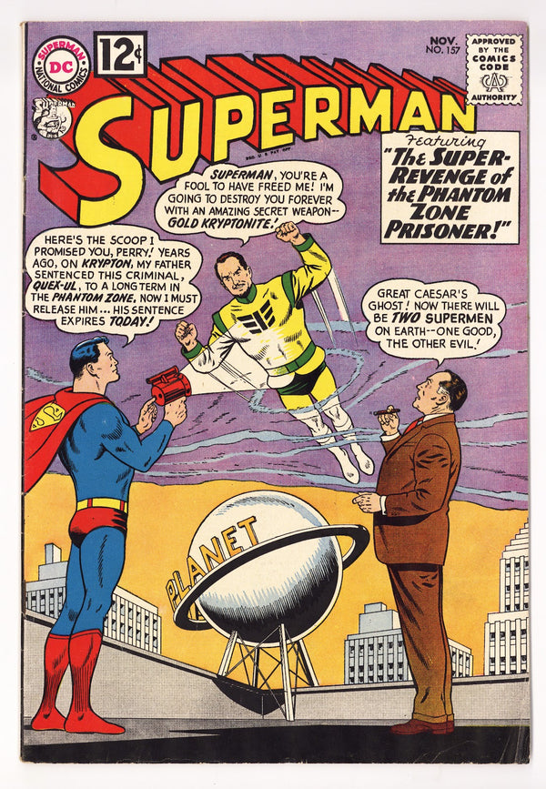 Superman Vol 1 157 FN (6.0) (1962)
