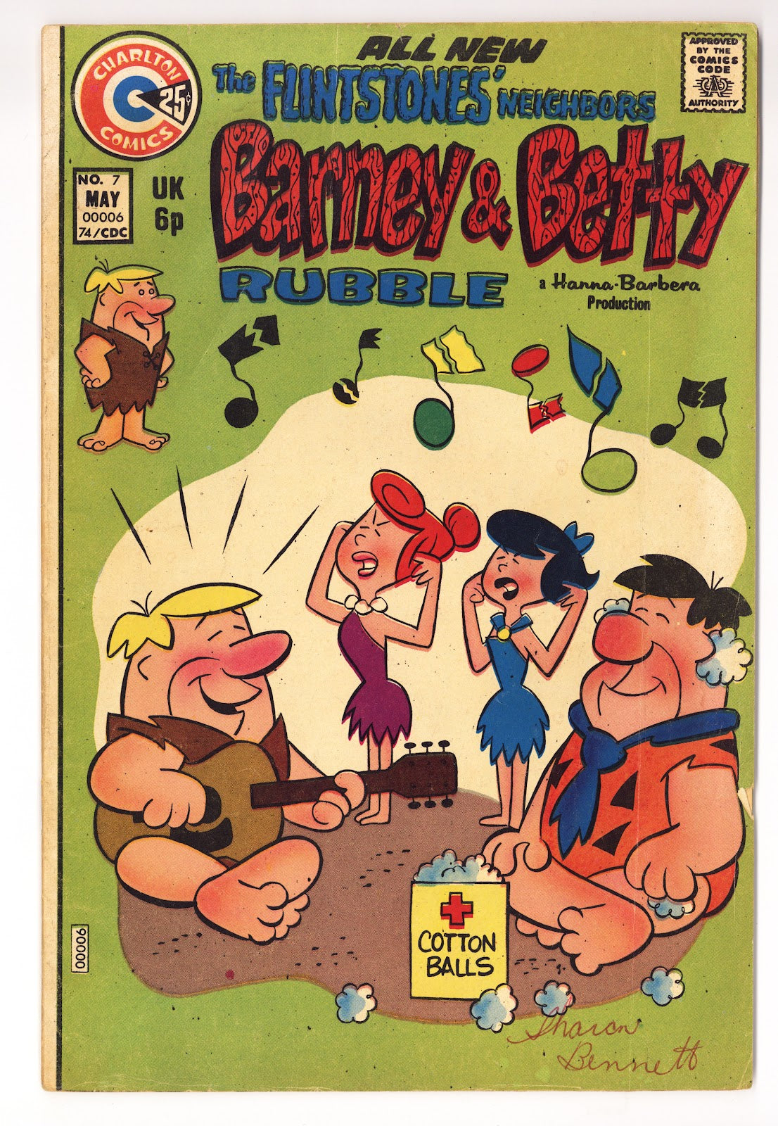 Barney and Betty Rubble   7  Low Grade   (1974)