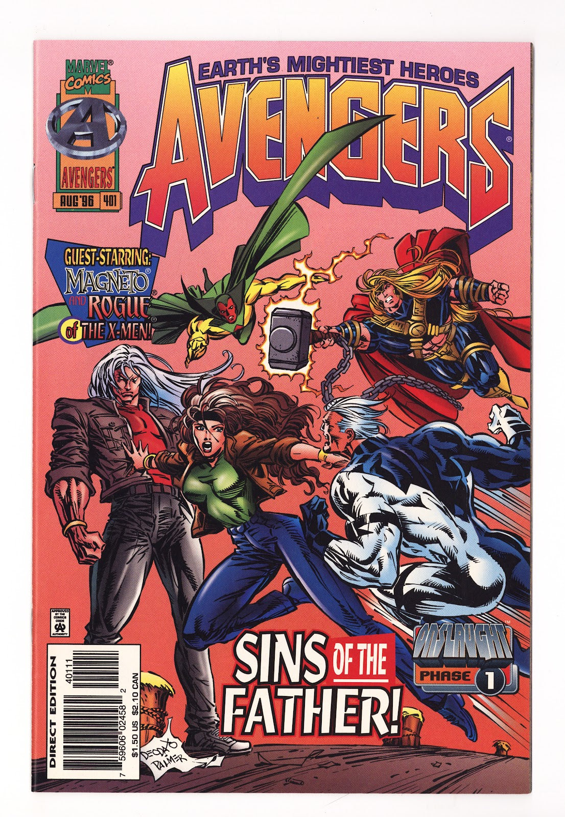 The Avengers Vol 1 401 High Grade (1996) 