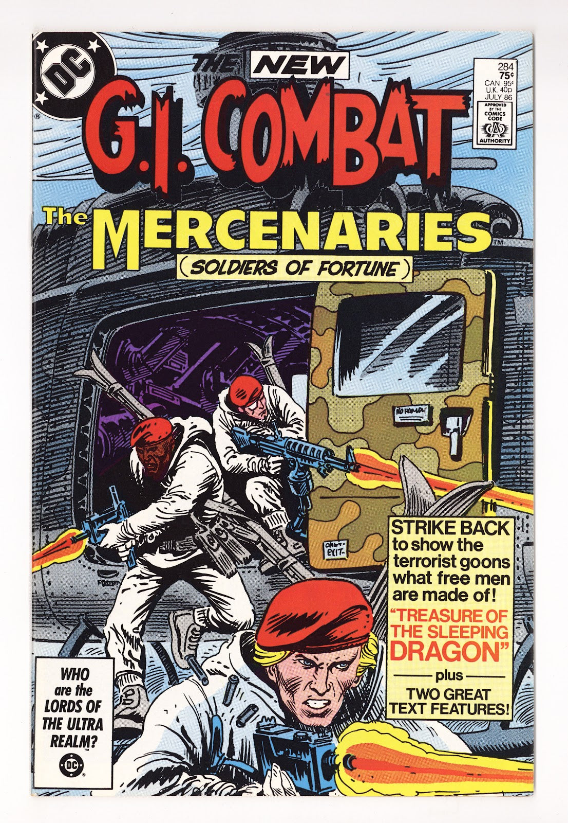 G.I. Combat Vol 1 284  High Grade   (1986)