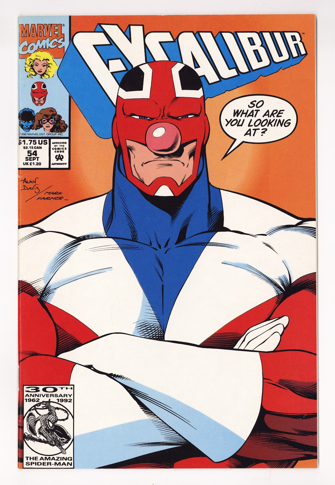 Excalibur Vol 1 54 High Grade (1992) Direct 