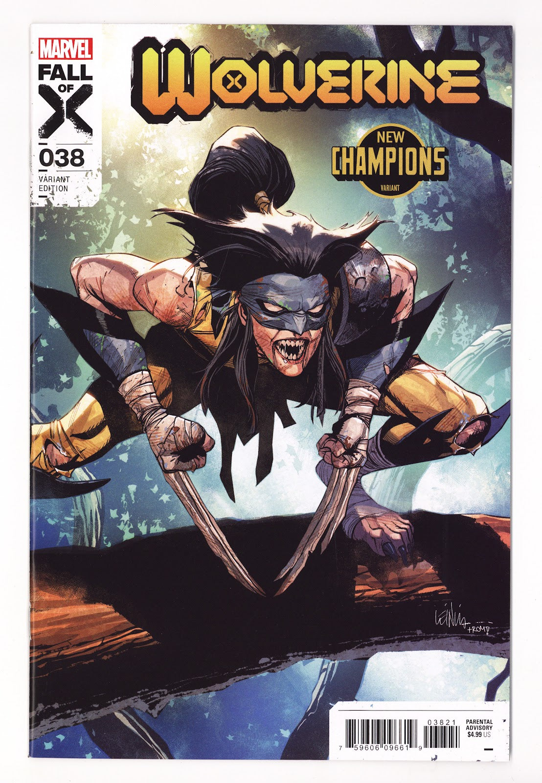 Wolverine Vol 7 38  High Grade   (2023) Yu 'New Champions'  Variant  