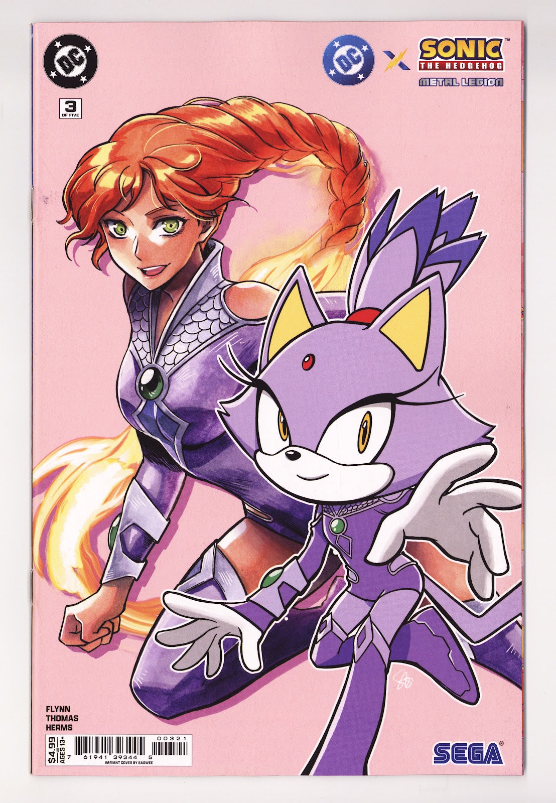 DC X Sonic The Hedgehog The Metal Legion 3 Saowee Variant (2026)
