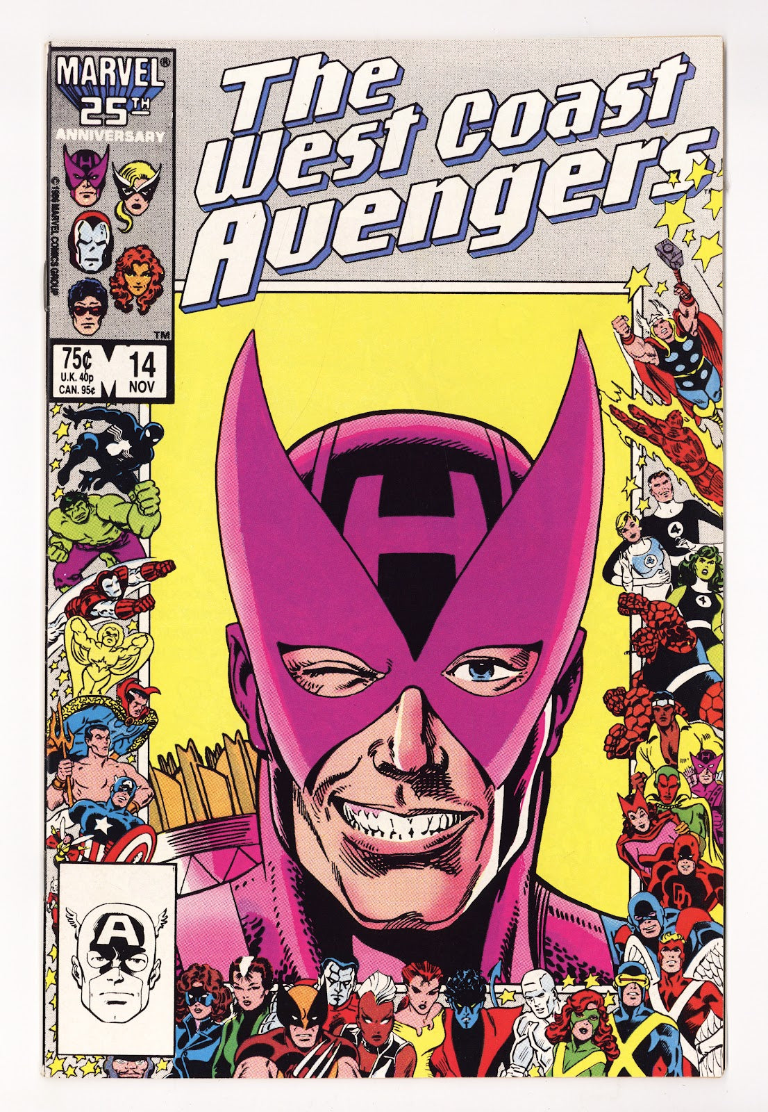 West Coast Avengers Vol 2 14  Mid Grade   (1986)     