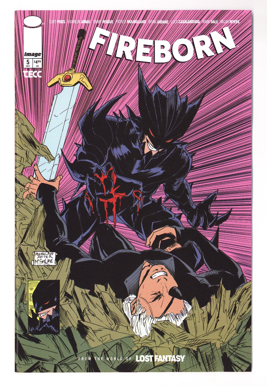 Fireborn #5 (2026) Mulholland Homage Variant