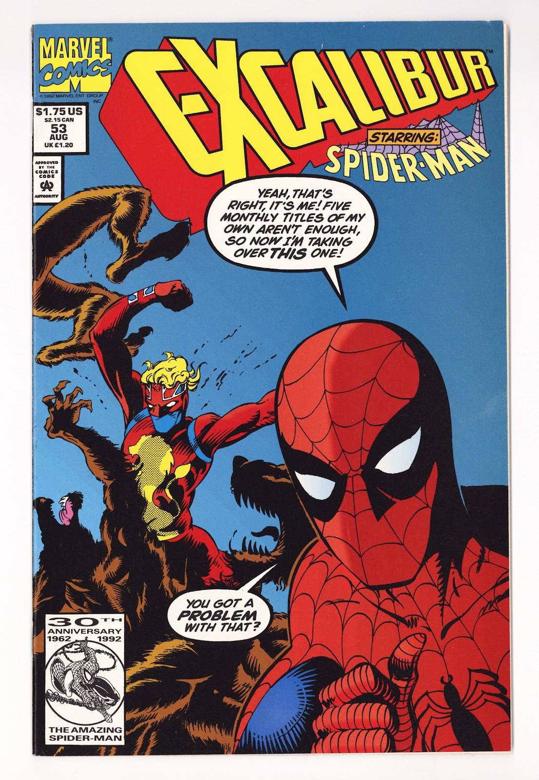 Excalibur Vol 1 53  High Grade   (1992)     