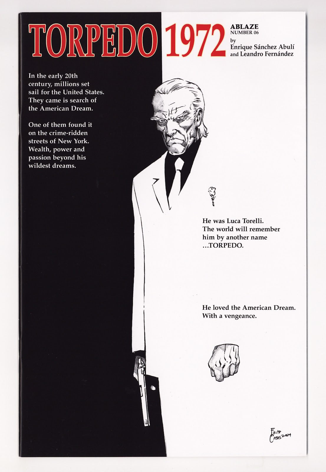 Torpedo 1972 #6 (2026) Scarface Homage Variant