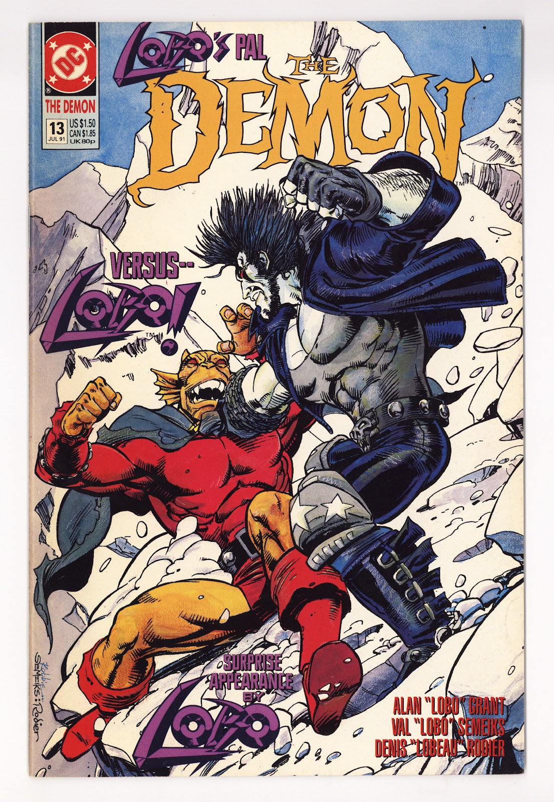 The Demon Vol 3 13  High Grade   (1991)     
